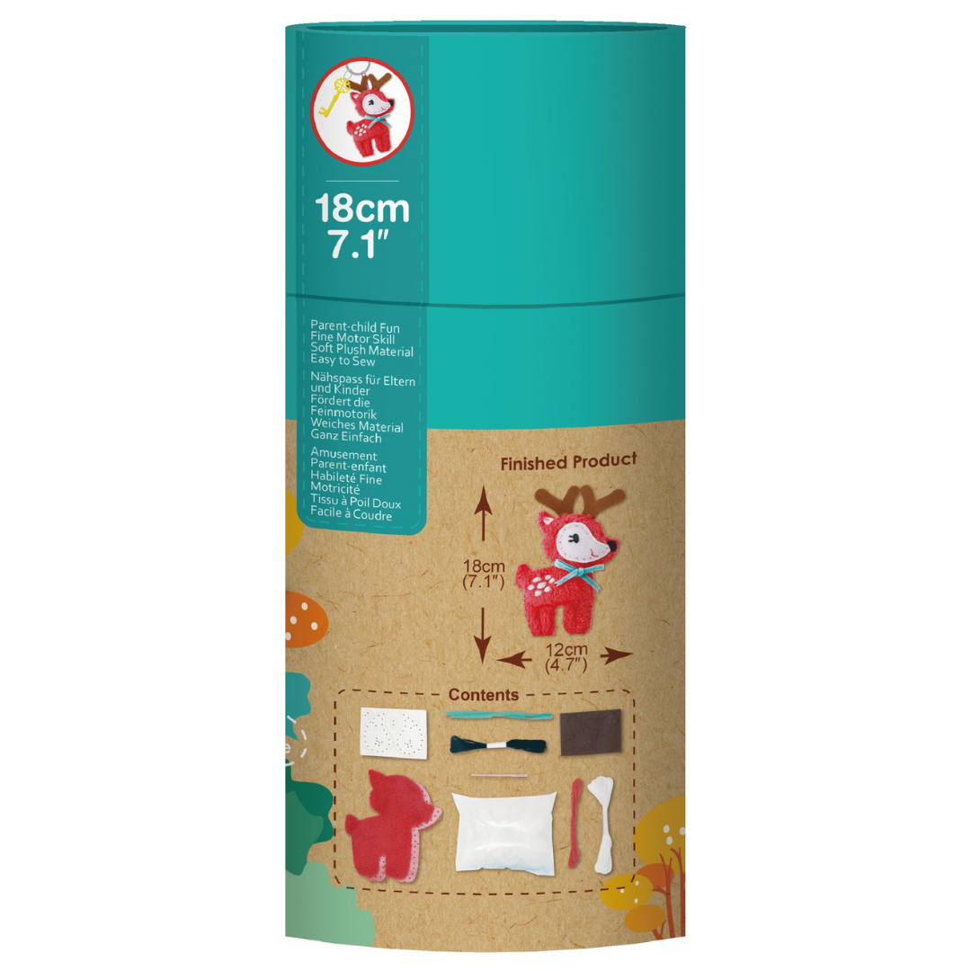 DIY Sewing Keychain - Deer