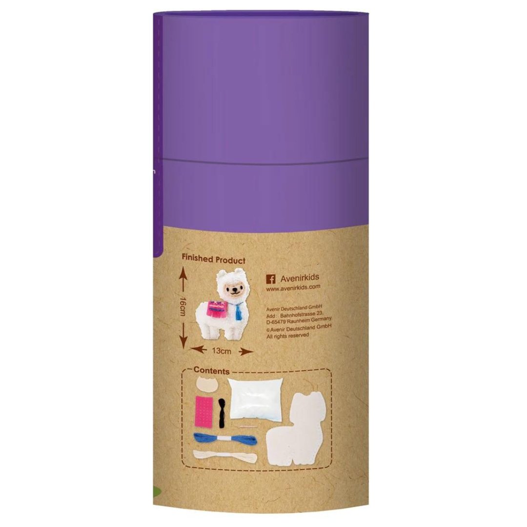 DIY Sewing Keychain - Llama