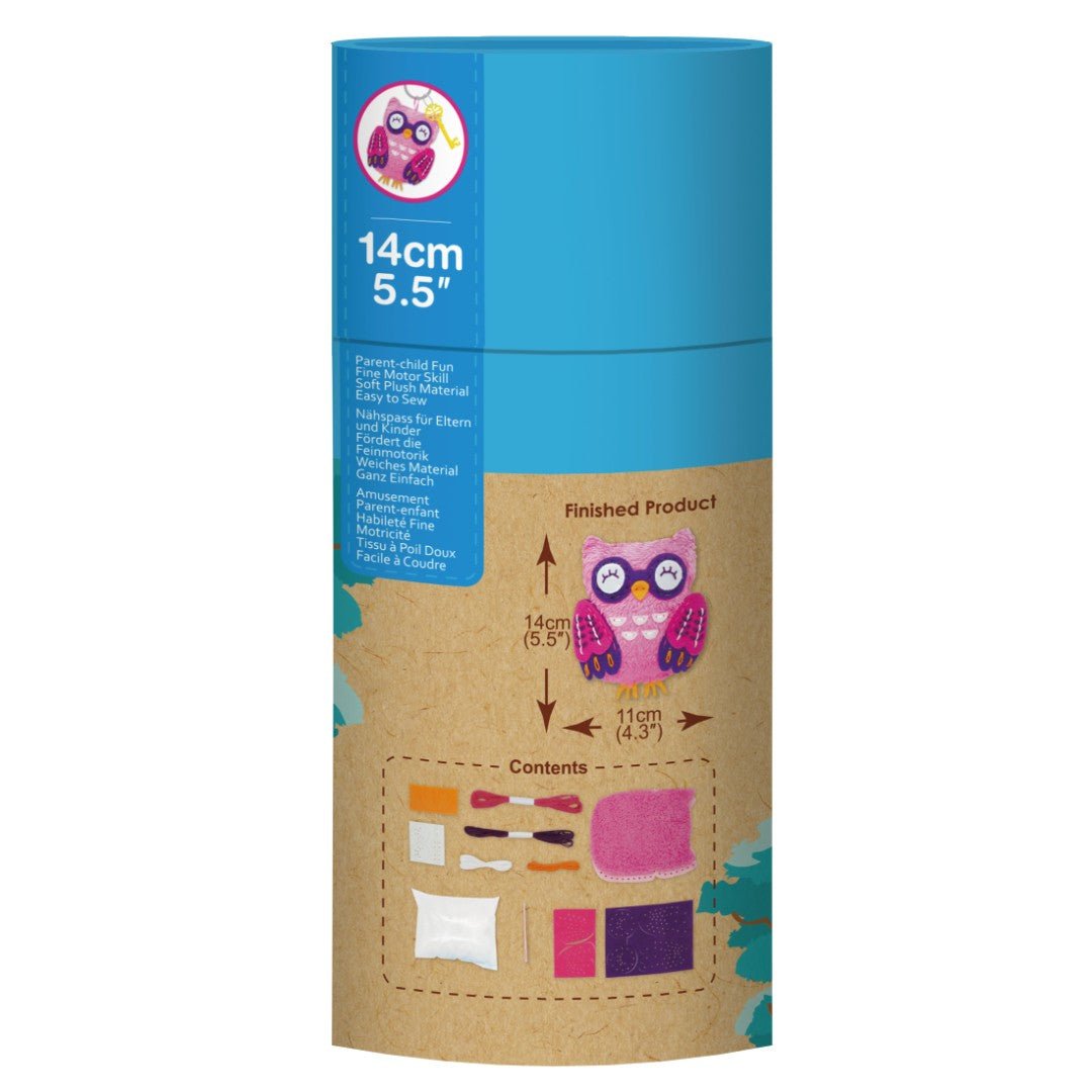 DIY Sewing Keychain - Owl